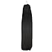 Ugeat Micro Loop Hair Extensions Real Human Hair Natural Black Microlink Hair Extensions Micro Loop Extensions Human Hair Micro Ring Extensions Real Human Hair Black #1 50S 16 Inch