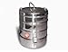 Indian-Tiffin Large Family Size 4 Tier, with bowls, spoons & trays