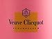 1 X Pink Veuve Clicquot Rose Plastic Acrylic Champagne Classic Flute Cup