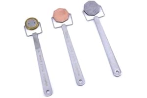 Pie Gauge Pie Gauge 3 Pcs Pie Shaped Magnetic Particle Testing Set Magnetic Suspension Comprehensive Performance and Operatio