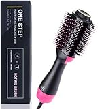 Hair Dryer Brush, Chjpro One-step Hair Dryer and Volumizer Blower Brush for Dry & Straighten & Curling, Hot Air Styling Brush, Smooth Frizz Free with Negative Ionic Technology, for Home and Salon