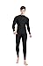 speerise Mens Spandex Bodysuit Long Sleeve Unitard Zipper Dance Leotard Bodysuit for Men Costume