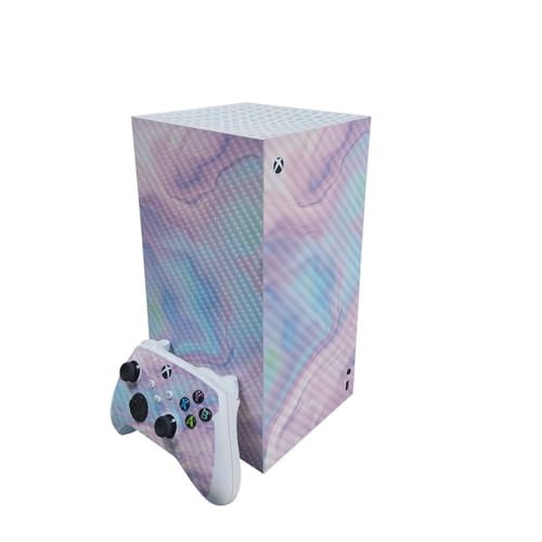 Carbon Fiber Gaming Skin Compatible With Microsoft Xbox Series X Digital Editio…