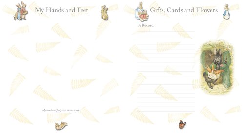 peter rabbit baby book my first year