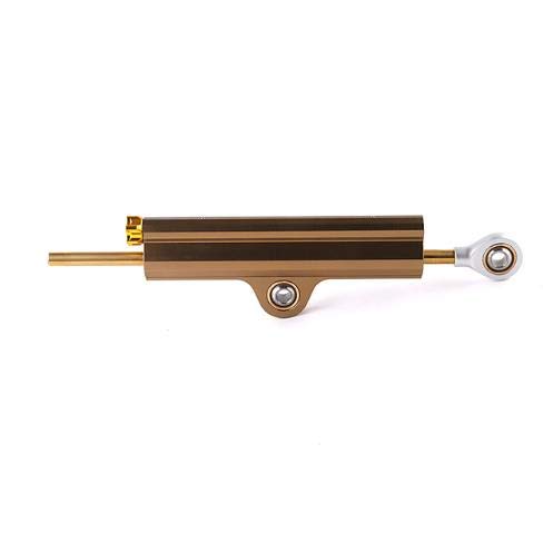 CFUSMOTO Universal Dark Gold Motorcycle Adjustable Steering Damper Stabilizer for all race bikes Kawasaki Ducati Suzuki