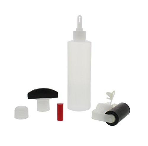 DCT Wood Glue Spreading Woodworking Kit – 8 oz ounce Bottle, Roller Applicator, Dowel Hole Nozzle, Biscuit Slot Tip - Thumbnail 3