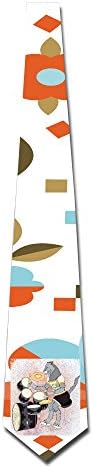 Cats Drums Men Creative Tie Necktie,Great For Gifts