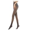QiFei Dames panty pluche kousen perfect benen afslanken vervalste doorschijnend warm fleece panty – warme thermopanty…