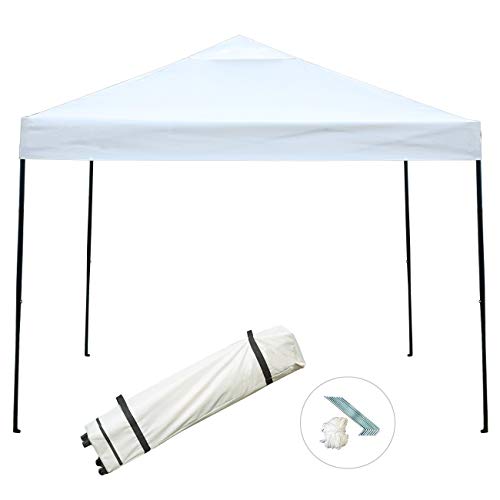 Sunnyglade 10’x10′ Pop-up Canopy Tent Commercial Instant Tents Market Stall Portable ...