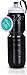 Bicycle Bottle Black 600ml - Creative Outdoor Drinking Portable Squeez Sports Water Bottle - by Utopia Home