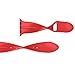 HUANLONG 38mm Soft Silicone Sport Style Replacement Band Iwatch Strap for Apple Wrist Watch Series 1 Series 2 Series 3 (Red 38mm S/M)
