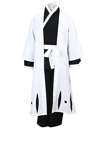 Mtxc Men's Bleach Cosplay Yamamoto Genryuusai Shigekuni Squad One Uniform 3rd