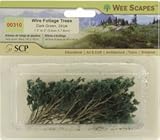 Wee Scapes Architectural Model Trees Wire Foliage Trees (dark green) 1 1/2 in. - 3 in. pack of 24