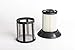 Green Label 2 PK for Bissell Zing Dirt Bin Filter (compares to 2031532, 2031772) and Dirt Cup Filter Screen (compares to 2031531, 2031771). Fits Bissell Zing Bagless Vacuums: 6489, 10M2, 64892, 64894