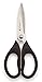 Sabatier Self-Sharpening Stainless Steel All-Purpose Shears with Edgekeeper Sleeve,Black