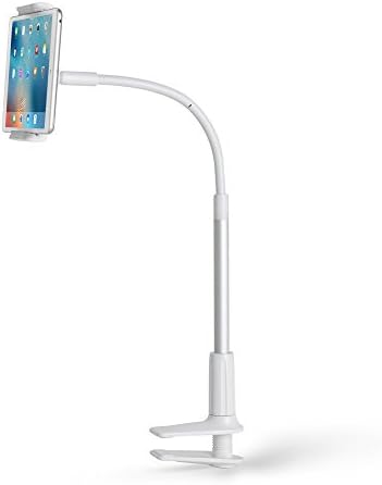 Universal Cell Phone Holder 360 Adjustable Gooseneck Smartphone Stand for Desk, Aluminum iPad Holder Fits 7" Tablet and Mobile Phone 3.5"-5.5" - Kuelor