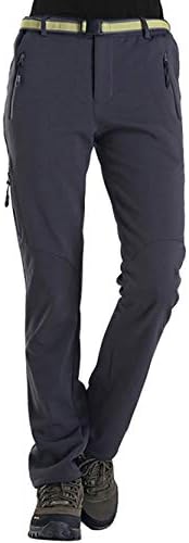 Womens Softshell Trousers Fleece Lined Waterproof Walking Trousers Winter Outdoor Hiking Climbing Pants