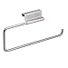 Forma Swivel Paper Towel Holder for Kitchen Under Cabinet Door/Drawer Brushed Finish