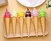 Koogel 6 Pcs Ice Cream Pen, 5.7Inch Cute Ballpoint Pens Ice Cream Party Favor Ice Cream Cone Pens for Party Presents Kids Party Favor School Supplies