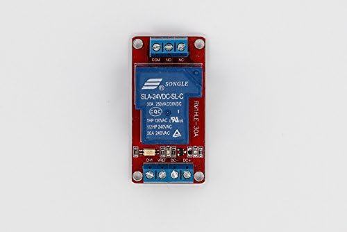 1 channel 30A 24v Isolated relay module optocoupler isolation high, low level triggered