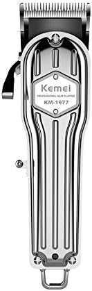 Cross-Border Special for Kemei Km-1977 Full Body Metal Adjustable Carbon Steel Cutter Head Professional Electric Hair Clipper
