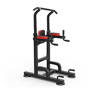 AWANG Power Tower Multi Pull Up Dip Station Dip Stand, In hoogte Verstelbare Pull Up Bar Workout Dip Station voor Thuis…