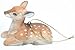 Fawn Wood-Carved Collectible Ornament Hanger, 2.75-inch
