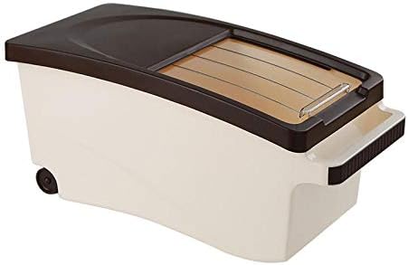 FYJHRR Pets Feed The Cat/Dog Food Storage Bin with Spoon Dry Food Container Cereal Dispenser Rice Storage Box Kitchen Organisers Oatmeal/Nuts/Coffee Beans/Flour/Spaghetti/Snacks