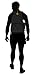 LISH Men's Court Advantage Tennis Backpack - Racket Holder Sport Bag for Tennis, Racquetball, Squash (Black)