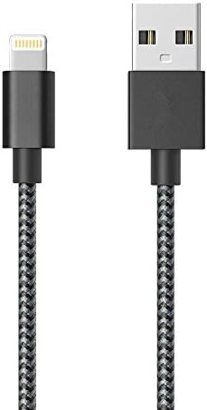 Accessories Cable, Nylon Braided Cable for Phone 3.5mm aux Cell Phone Cable -White