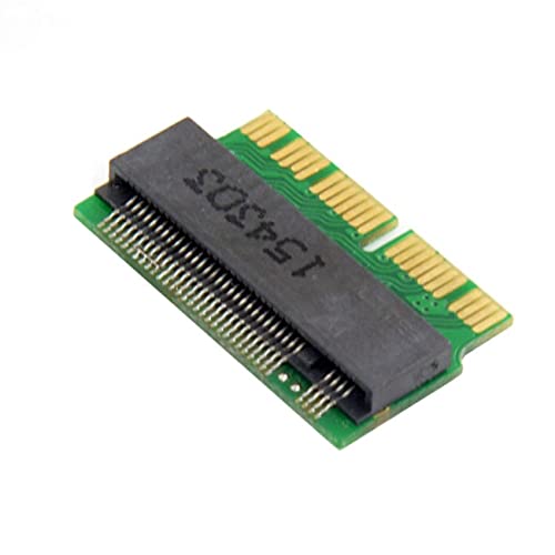 NFHK 12+16pin 2014 2015 Mac to M.2 NGFF M-Key AHCI SSD Convert Card for MAC A1493 A1502 A1465 A1466