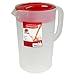 Rubbermaid 1 Gallon Servin' Saver Pitcher (Set of 2), 1, Red