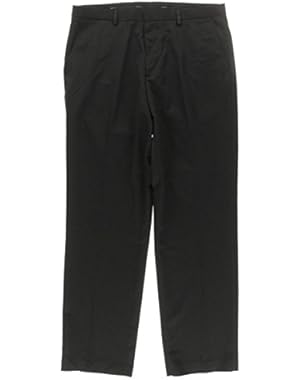 Calvin Klein Mens Pinstripe Straight Fit Dress Pants