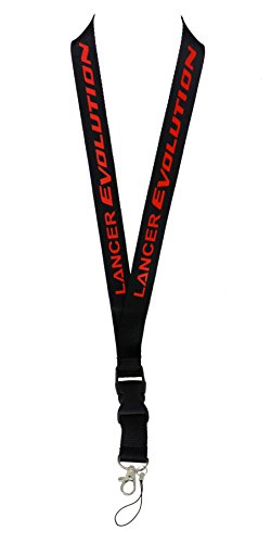 Lancer Evolution Evo Lanyard Keychain Holder Neck Strap Cell Phone ID