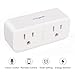 Smart Plug, Wifi Outlet Compatible with Alexa, Google Home, IFTTT for Voice Control or Remote Control, Koogeek 2 in 1 Smart Socket with Timer, No Hub Required, ETL&FCC, Only Supports 2.4GHz Network