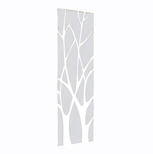 KJKVIVH 3D Acrylic Tree Mirror Wall Sticker Removable DIY Art Decal Home Decor Mural 100X28CM