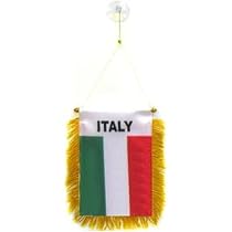 AZ FLAG - Italy Mini Banner - 6'' x 4'' - 100% Polyester Italian ...