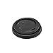 Karat C-KDL508B Sipper Dome Lid for Hot Cups (Fits 8 oz Capacity), Black (Case of 1000)
