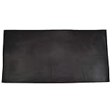 Leather Square (12 x 24 in.) for Crafts/Tooling/Hobby Workshop, Medium Weight (1.8mm) by Hide & Drink :: Charcoal Black