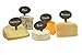 Cheese Markers Set from Royal Casa. A Set of 8 items - 6(!) Natural Slate Cheese Labels and 2 Chalk Markers. A gift Set