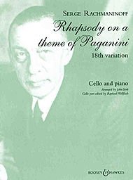 Boosey and Hawkes Rhapsody on a Theme of Paganini, Op. 43 Boosey & Hawkes Chamber Music Series by Sergei Rachmaninoff