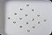India Crafts ™ 4 Packs - 1 mm-80 Silver Dots Diamond Crystal Bindi/Fake Nose Stud