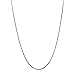 DSS 925 Sterling Silver Necklace for Women, Box Chain 0.8mm, Lobster Claw Clasps, Sterling Silver Chain, Italian Jewelry for Women, 16in