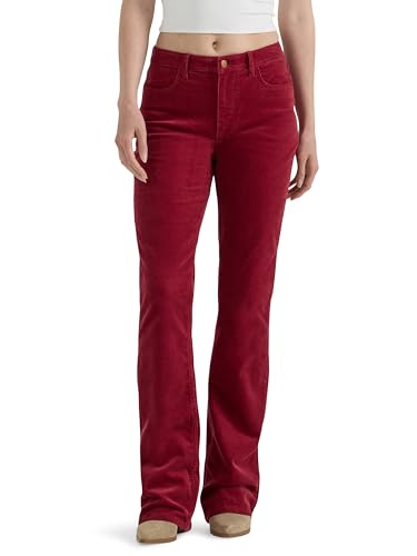 Wrangler Women’s High Rise Bold Boot Jean, Carmine