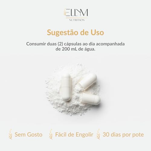 Coenzima Q10 200mg Ubiquinona com Vitamina E 10mg ELLYM NUTRITION Alta Concentração 120 Capsulas