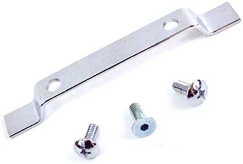 Chrome Pad Bracket For Harley Davidson Softail Dyna Sportster Sissy Bar Backrest Pads