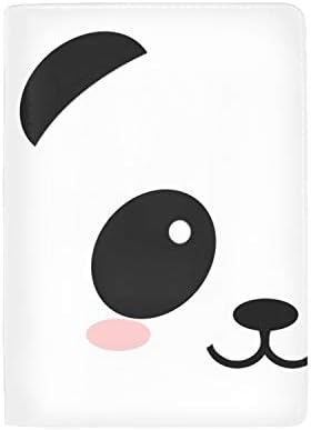 RFID Blocking Genuine Leather Passport Case Cover Holder Travel Wallet Cute Panda