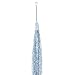 Hair Tinsel Glitter Strands - by HAIR DAZZLE - 100 x 40 inch Holographic Fairy Extensions - SILVER color - Salon Quality & Safe For Kids, Perfect Christmas Party Accessories or Gifts for Girls