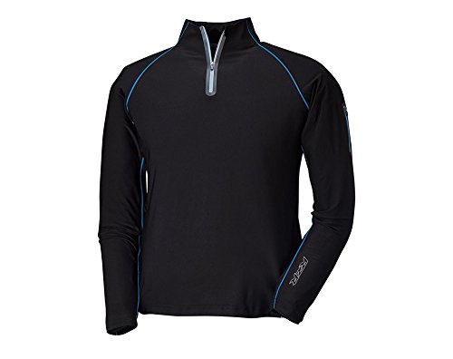 Polaris RZR Black & Blue Quarter-Zip Hoodie Hoody Sweatshirt