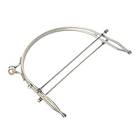 1Pc Metal Half Round Purse Coin Frame Kiss Clasps Lock Purse Bag Handbag Handle Clutch by Beinil